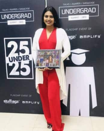 Praneeta Patnaik awarded as 25 under 25 by Stumagz Hyderabad
