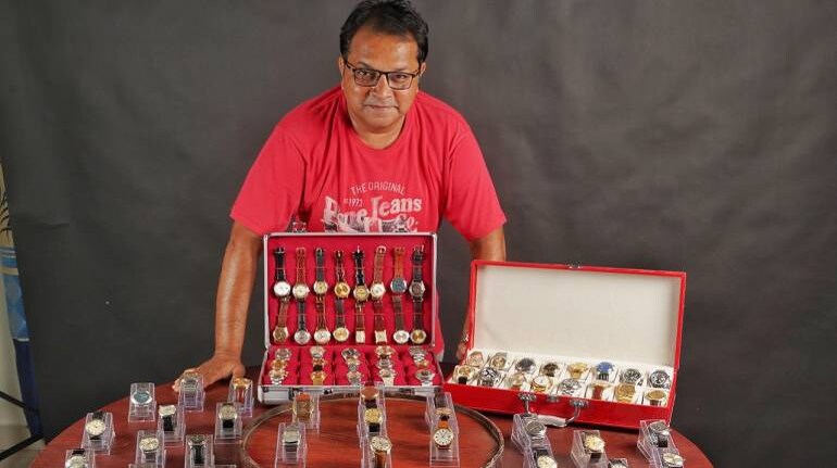 Hyderabad-based Pruthu Mehta owns over 90 Omegas