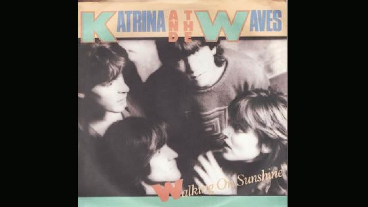 10. Walking on Sunshine | Artist: Katrina & The Waves | It is song written by Kimberley Rew for Katrina and the Waves' 1983 eponymous debut full-length album. It was the Waves' first US top 40 hit, and their biggest success in the United Kingdom until "Love Shine a Light" (1997). 10. Walking on Sunshine | Artist: Katrina & The Waves | It is song written by Kimberley Rew for Katrina and the Waves' 1983 eponymous debut full-length album. It was the Waves' first US top 40 hit, and their biggest success in the United Kingdom until "Love Shine a Light" (1997).