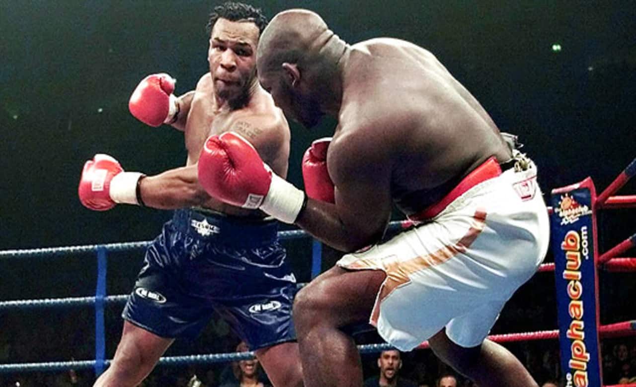 Boxing legends Mike Tyson, 54, and Roy Jones Jr., 51, will exchange blows in an eight-round exhibition (two minutes each) on November 28 night at the Staples Center in Los Angeles (Image source: ESPN) 