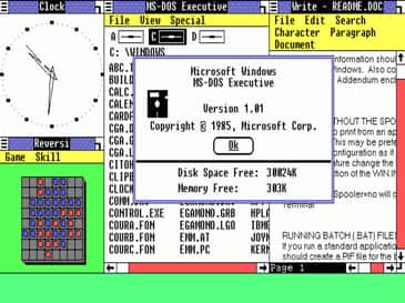 35 years to this day, Microsoft released the first version of Windows ...