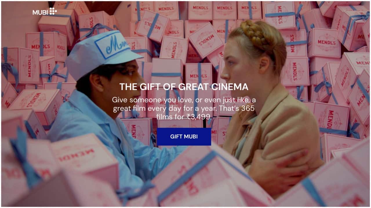 The onset of Diwali brings with it the highly anticipated exchange of gifts amongst loved ones. This year, as people remain indoors and celebrate the festival of lights from the safety of their homes, what better gift than a MUBI subscription that offers a hand-picked selection of the best films from around the globe. A film for every day of the year at just INR 3,499. 