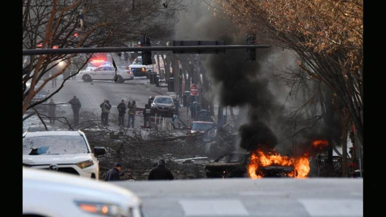 Vehicle explosion rocks downtown Nashville on Christmas, knocks ...