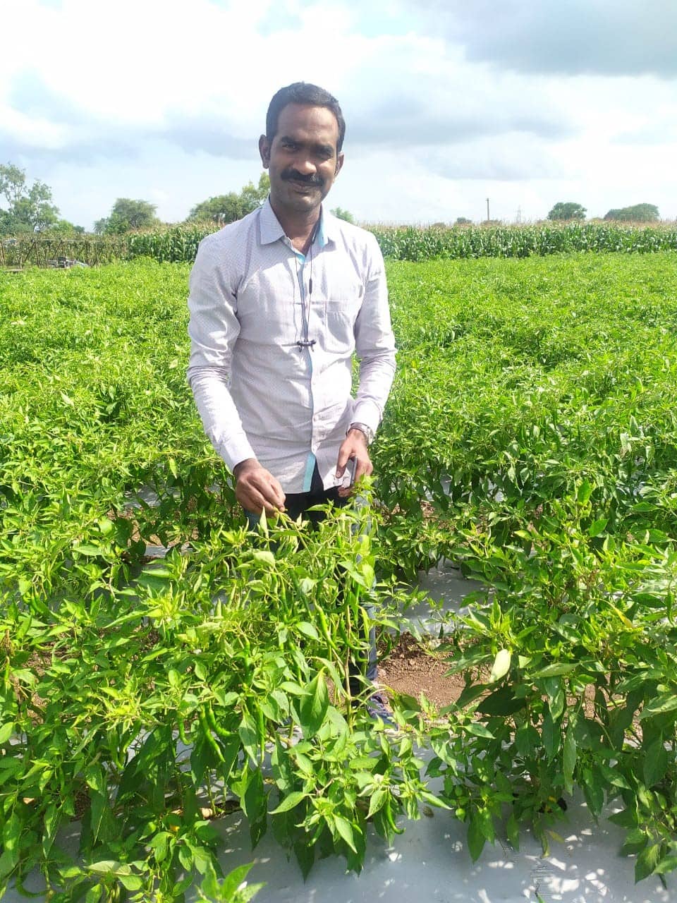 Farmer Rahul Pawar