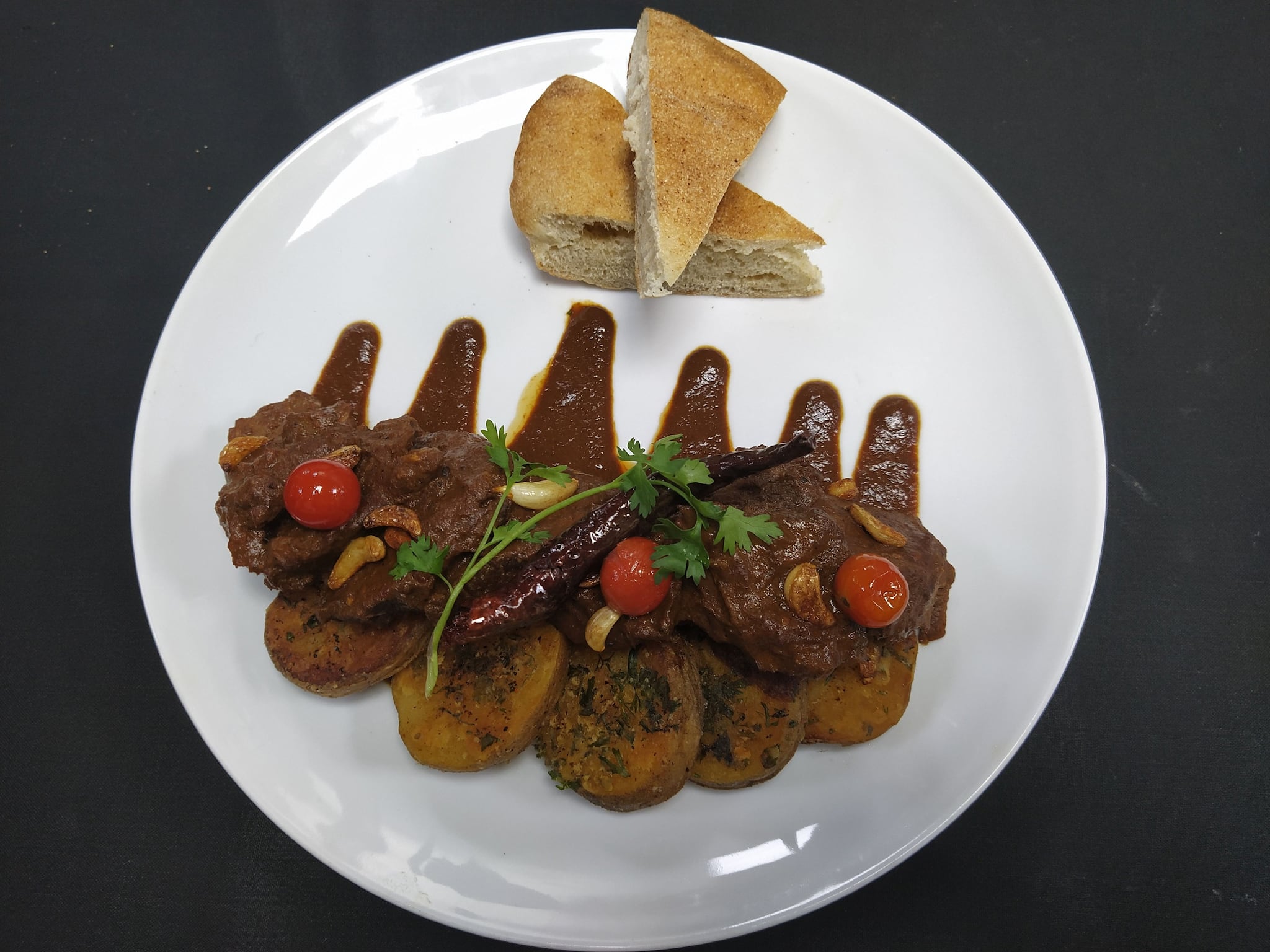 Pot-roasted tenderloin. 