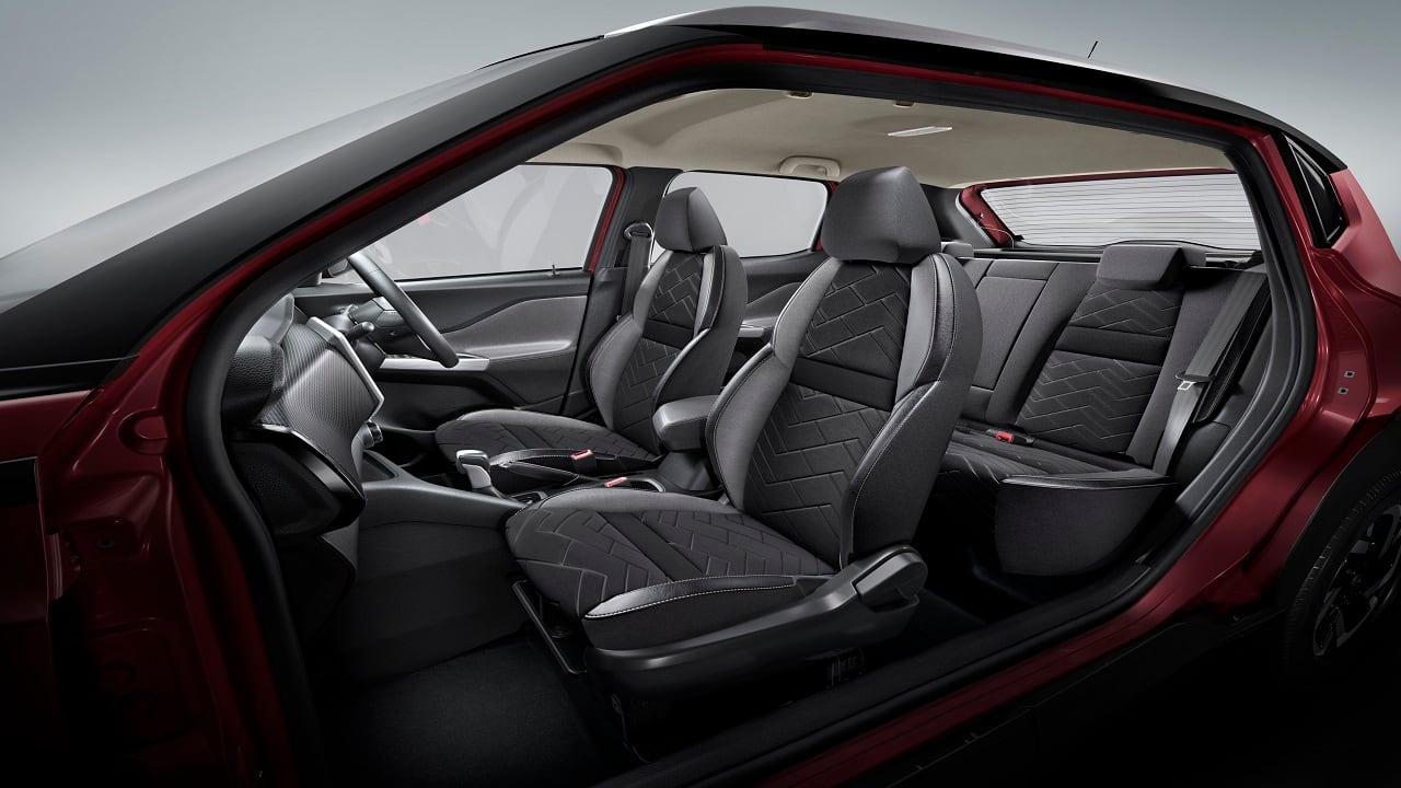 The interiors get steering mounted audio controls, rear AC vents, height adjustable seats, 10L glove box, rear armrest with cup holder, speaker system by JBL, wireless charger, ambient lighting. .(Image: Nissan) The interiors get steering mounted audio controls, rear AC vents, height adjustable seats, 10L glove box, rear armrest with cup holder, speaker system by JBL, wireless charger, ambient lighting. .(Image: Nissan)