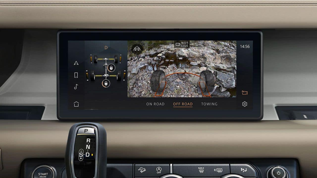 The Defender comes to India in P300 guise only. Which means this two tonne behemoth is powered by a modest 2.0-litre petrol engine, making a not-so-modest 296hp. You’d think the relatively pedestrian motor would strain to carry such a bulky vehicle. To my utter surprise, the Defender felt quick. And being quick isn’t necessarily a requirement.