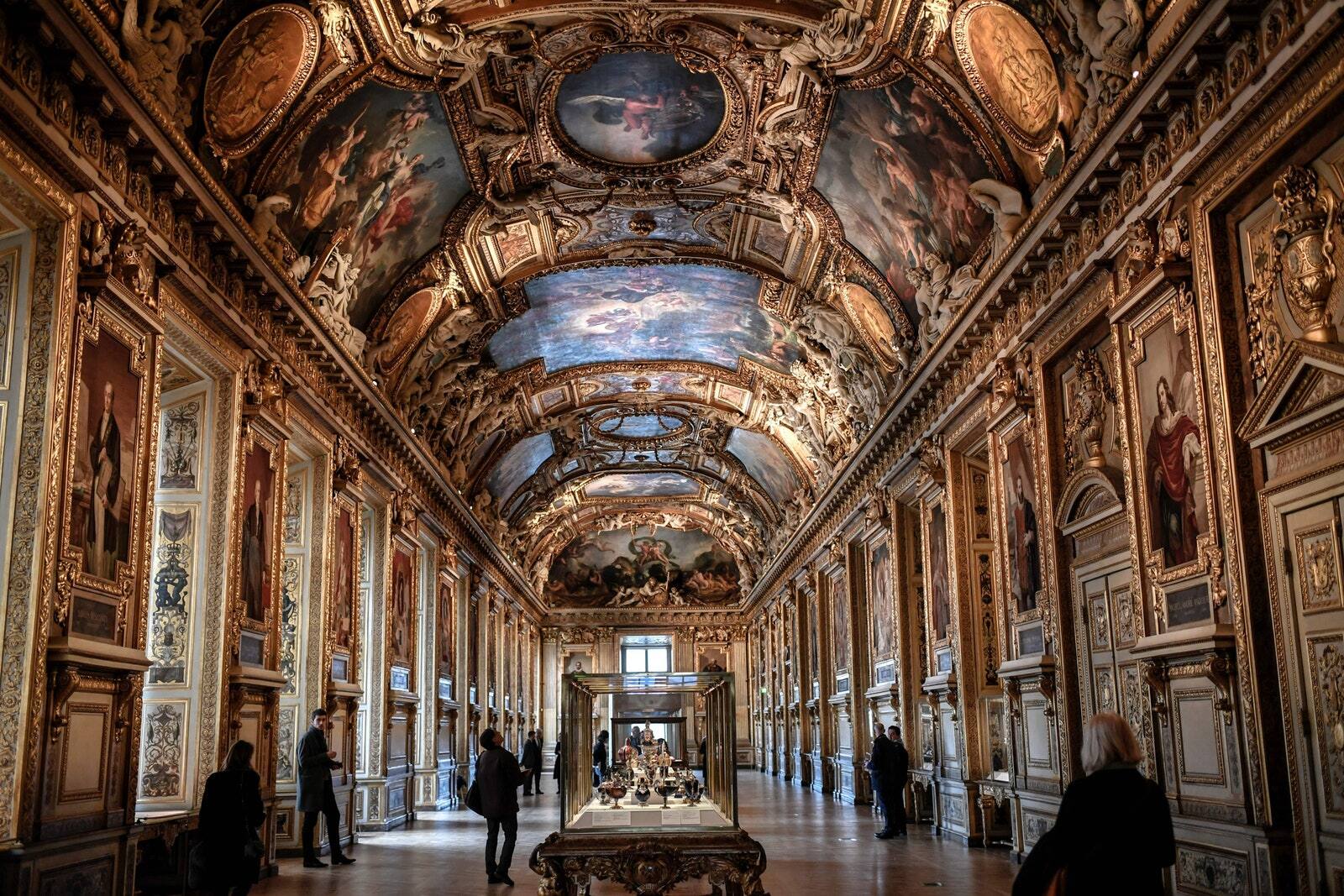 Louvre Museum in Paris.
