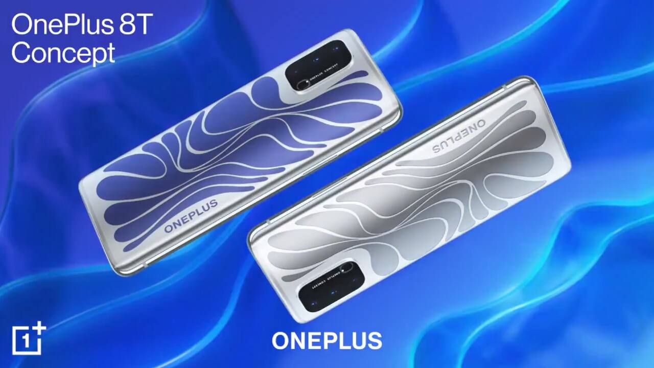 OnePlus 8T Concept smartphone unveiled with mmWave radar and colour-shifting back panel