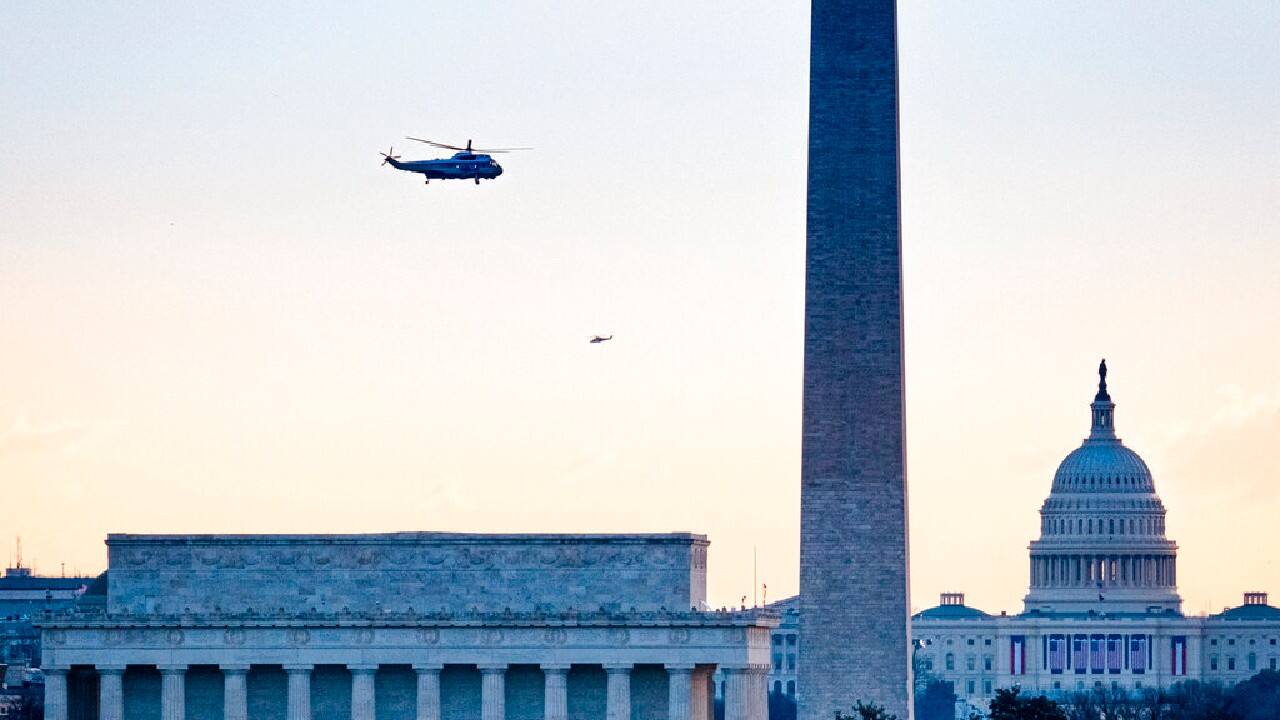 The city he leaves will not miss him. Trump rarely left the confines of the White House, except to visit his own hotel. He and his wife never once ate dinner at any other local restaurant and never ventured out to shop in its stores or see the sites. When he did leave, it was almost always to one of his properties: his golf course in Virginia, his golf course in New Jersey, his private club and nearby golf course in Palm Beach, Florida. (Image: AP)