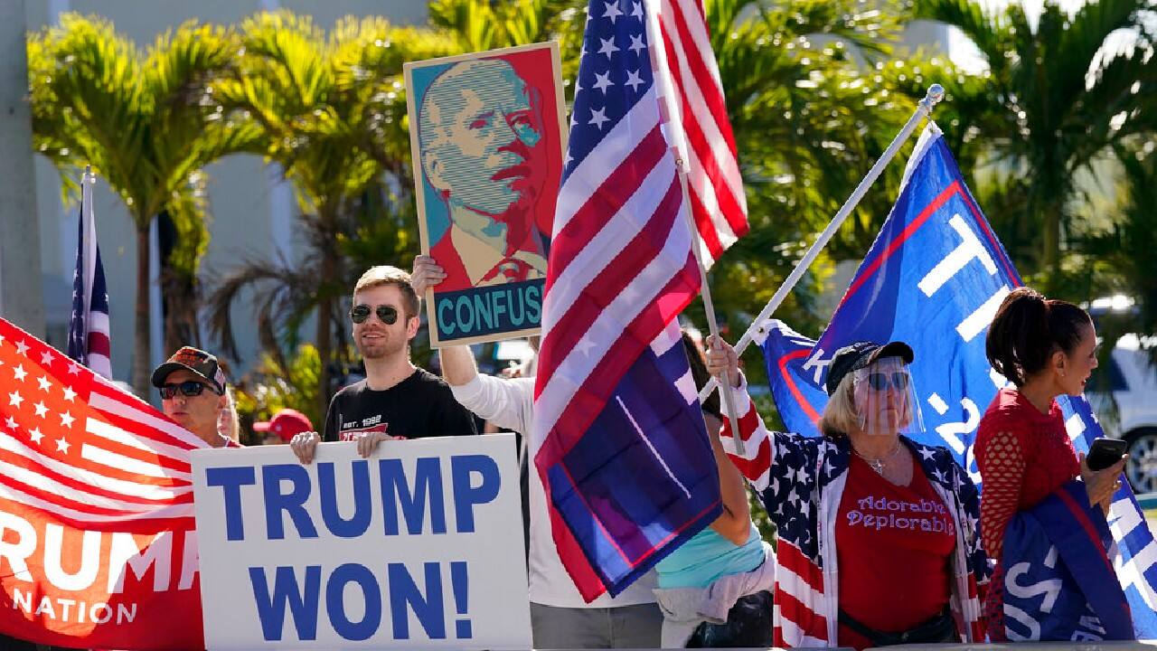 Trump will retire to Florida with a small group of former White House aides as he charts a political future that looks very different now from just two weeks ago. (Image: AP)