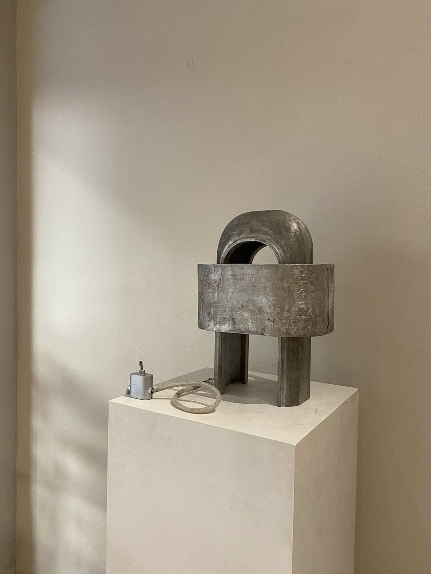 Ashiesh Shah, Lingam Lamp, cast aluminium.