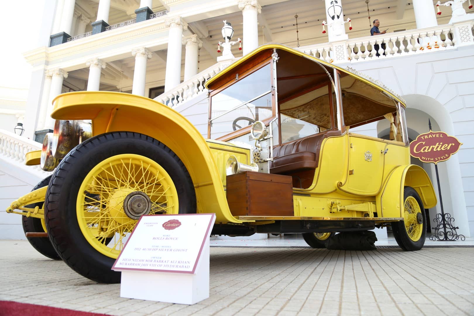 Nizam's 1912 40 50 HP Silver Ghost at Cartier Concours.