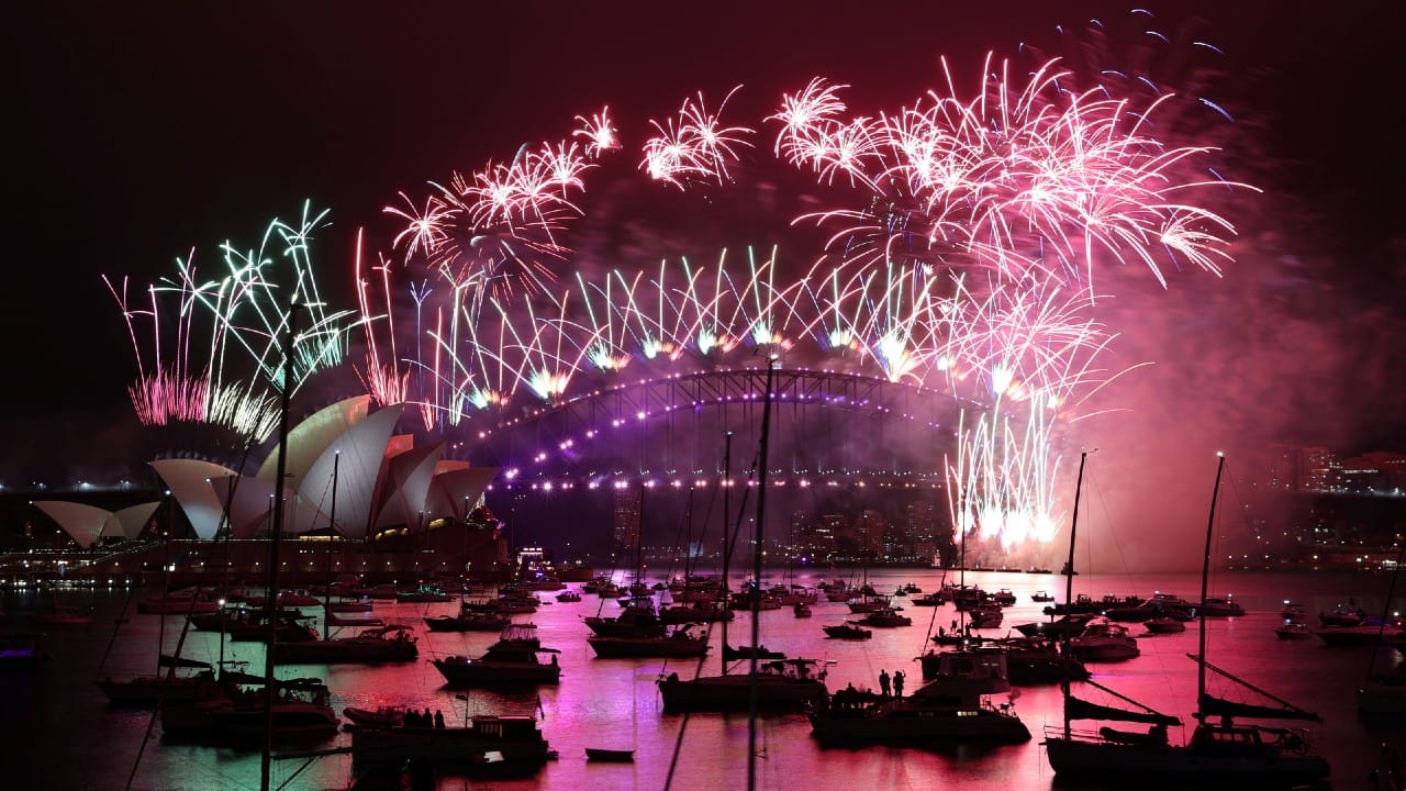 Captivating images of New Year celebrations around the world