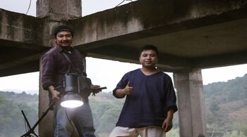 Gaido Debra Sangma (left), an electrician in Shillong will be assuming the role of assistant art director in the Garo language film, Rapture, to be shot in Meghalaya in June this year.