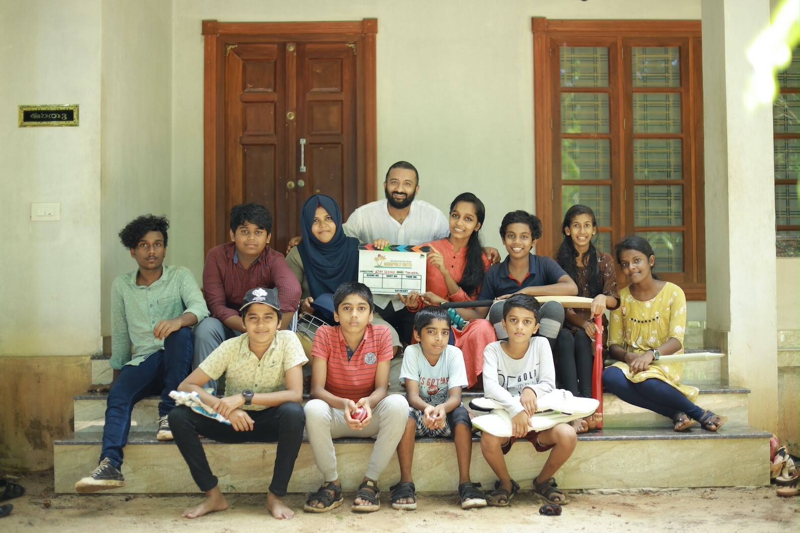 Madapally United, a new Malayalam movie made in a small town in Kozhikode district of Kerala, has 45 debutants drawn locally.