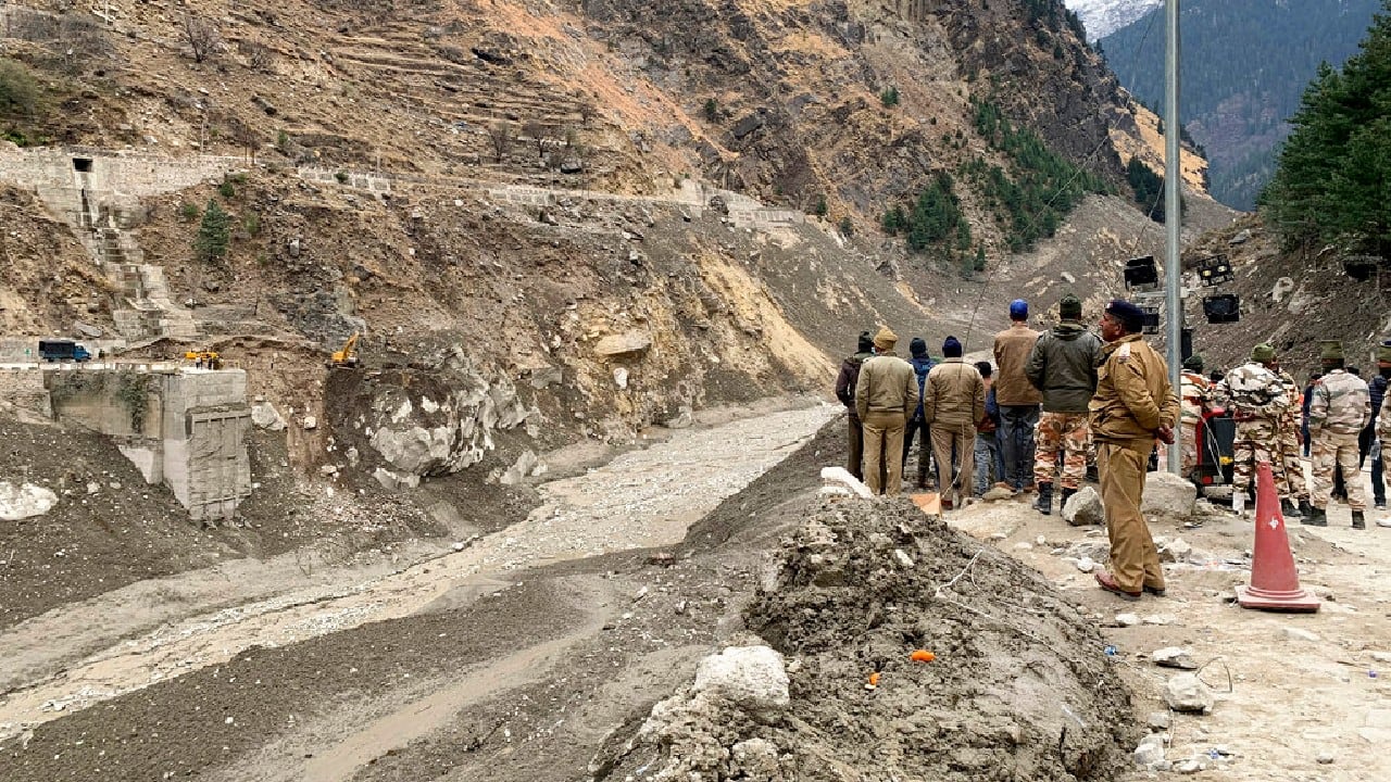“There is nothing left here,” said Rani Devi, who wandered around the disaster site searching for her husband three days after the wall of water from the collapsed glacier barreled down the Alaknanda and swept away the hydroelectric power plant he was working at. (Image: AP)