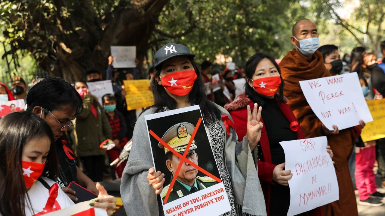 Take A Look At How Myanmar Citizens Are Staging Protests Over A Military Coup 1556