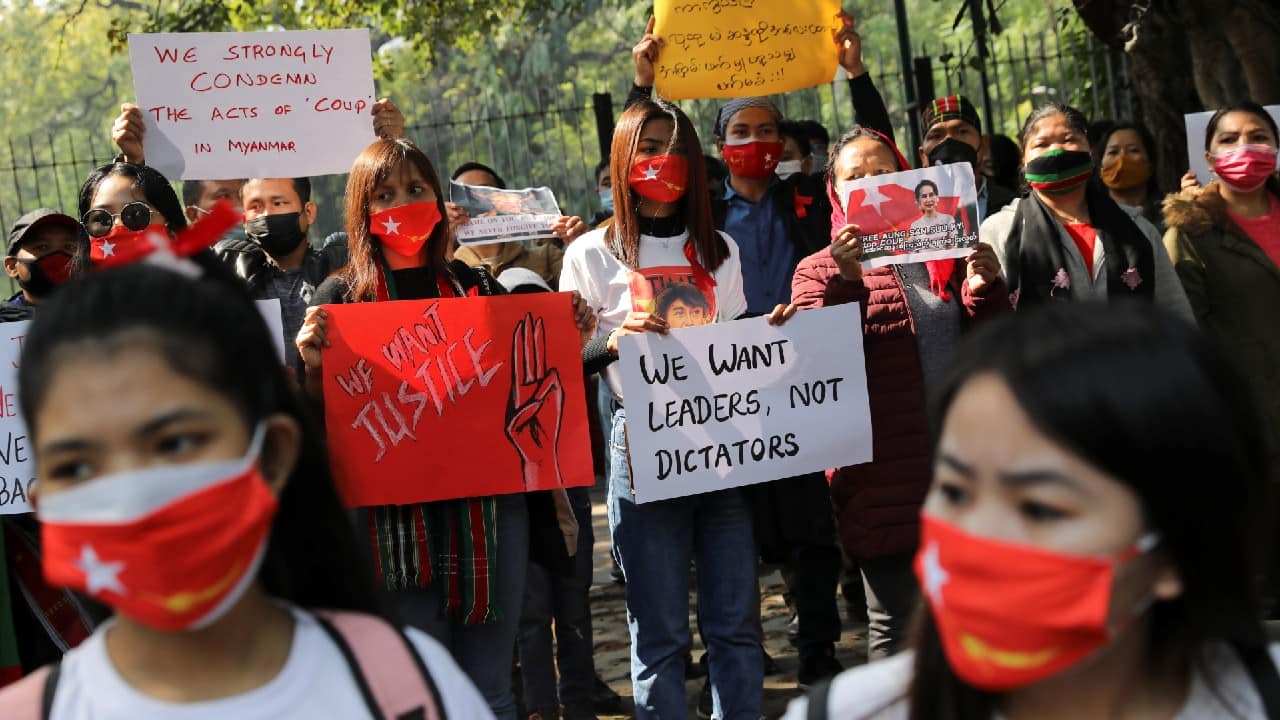 Take a look at how Myanmar citizens are staging protests over a ...