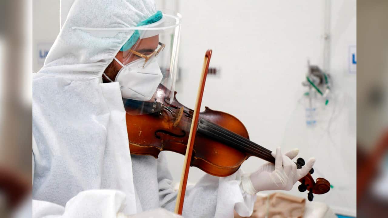 However, there is more than the violin to bring hope to the North African country. Tunisia is showing signs that the virus is in decline. In recent days, it recorded one of the lowest rates of new infections in several weeks. According to the Ministry of Health, 725 new positive cases were detected on February 18 in the population of almost 12 million against a peak of more than 4,100 new cases in mid-January. Likewise, the death toll fell to 35, from a daily average of 70 — and the peak of 103 deaths one month ago. (Image: AP)