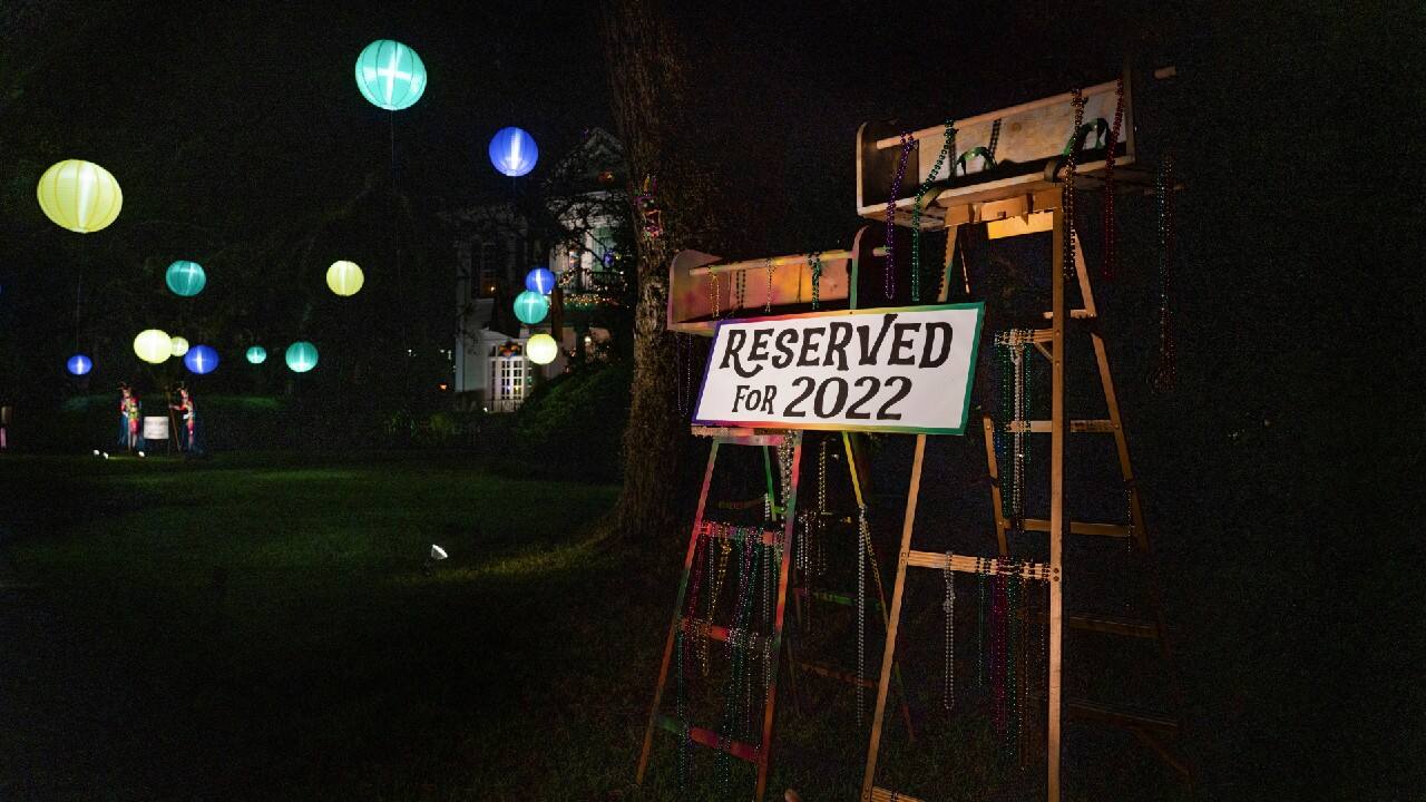 The &quot;Maison MASKquerade!&quot; house float located on St. Charles Avenue is one of thousands decorated in celebration of Mardi Gras in New Orleans, Louisiana, U.S., February 4. (Image: Reuters)