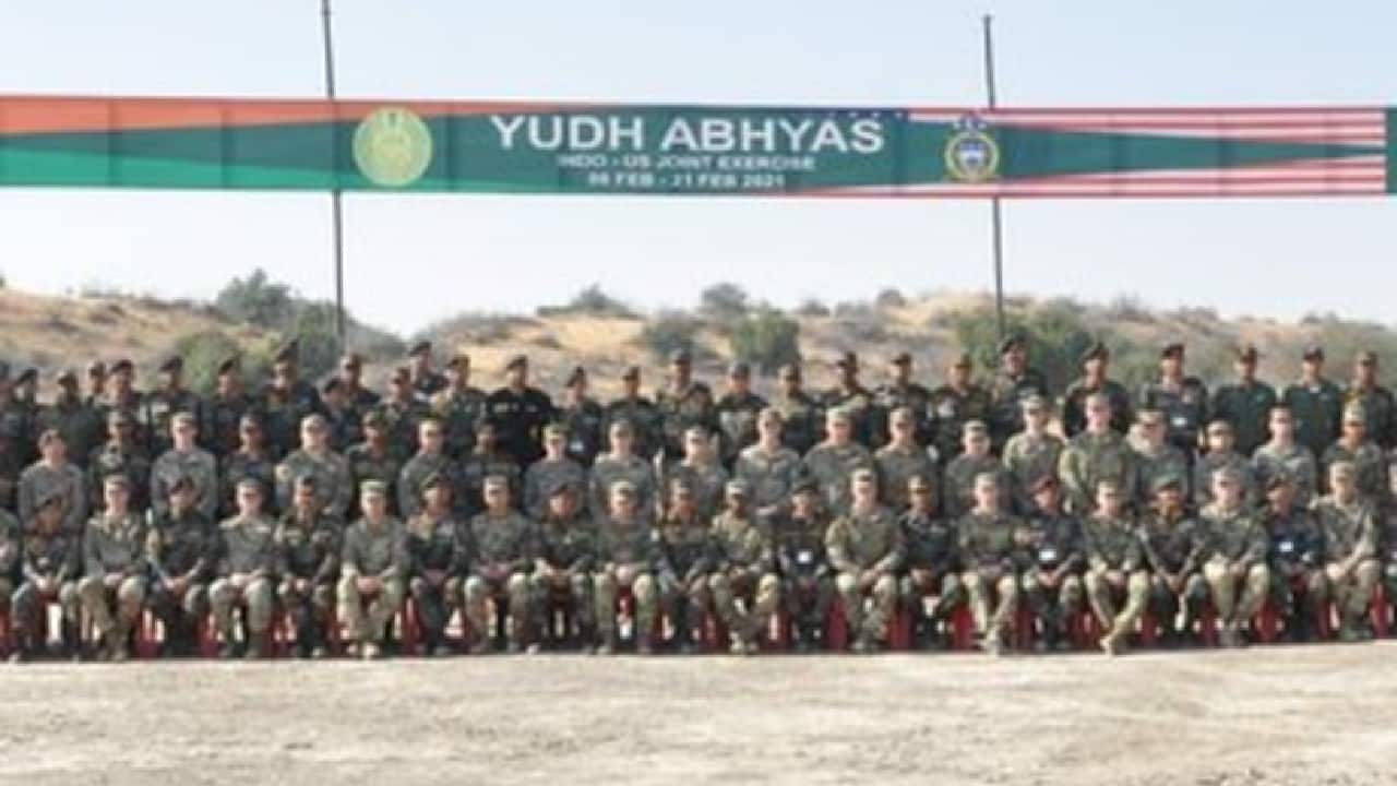 Brigadier Mukesh Bhanwala, Commander of the 170 Infantry Brigade of the Indian Army, welcomed the US contingent at the firing range and impressed upon both the armies to achieve optimum cohesion and interoperability during the exercise and discussed the importance of free exchange of ideas, concepts and best practices between the troops and the necessity to learn from each other's operational experiences. (Image: Twitter @SWComd_IA)