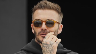 David Beckham was first seen in public at the World Economic Forum in Switzerland shortly after Brooklyn’s Instagram stories began circulating widely.

