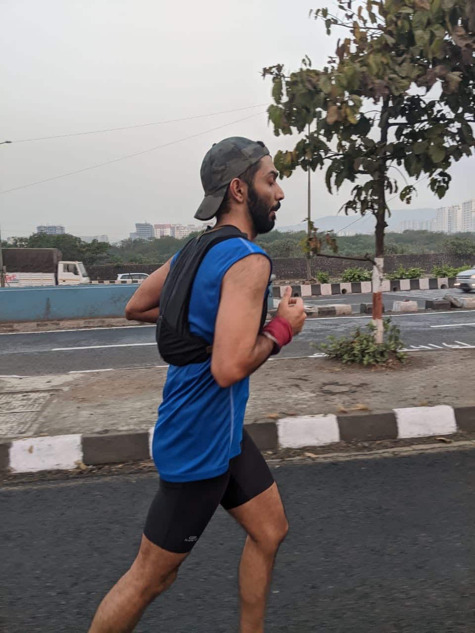 An account manager at Deloitte India, Aman Luthra ran his first marathon on February 13, 2021.
