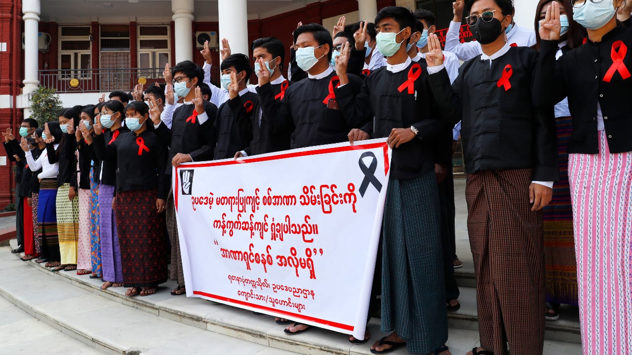 Myanmar | Anti-coup Protests Grow As Army Broadens ...