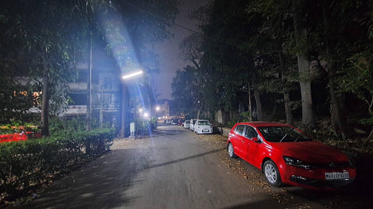 Night mode on the ultrawide camera. 