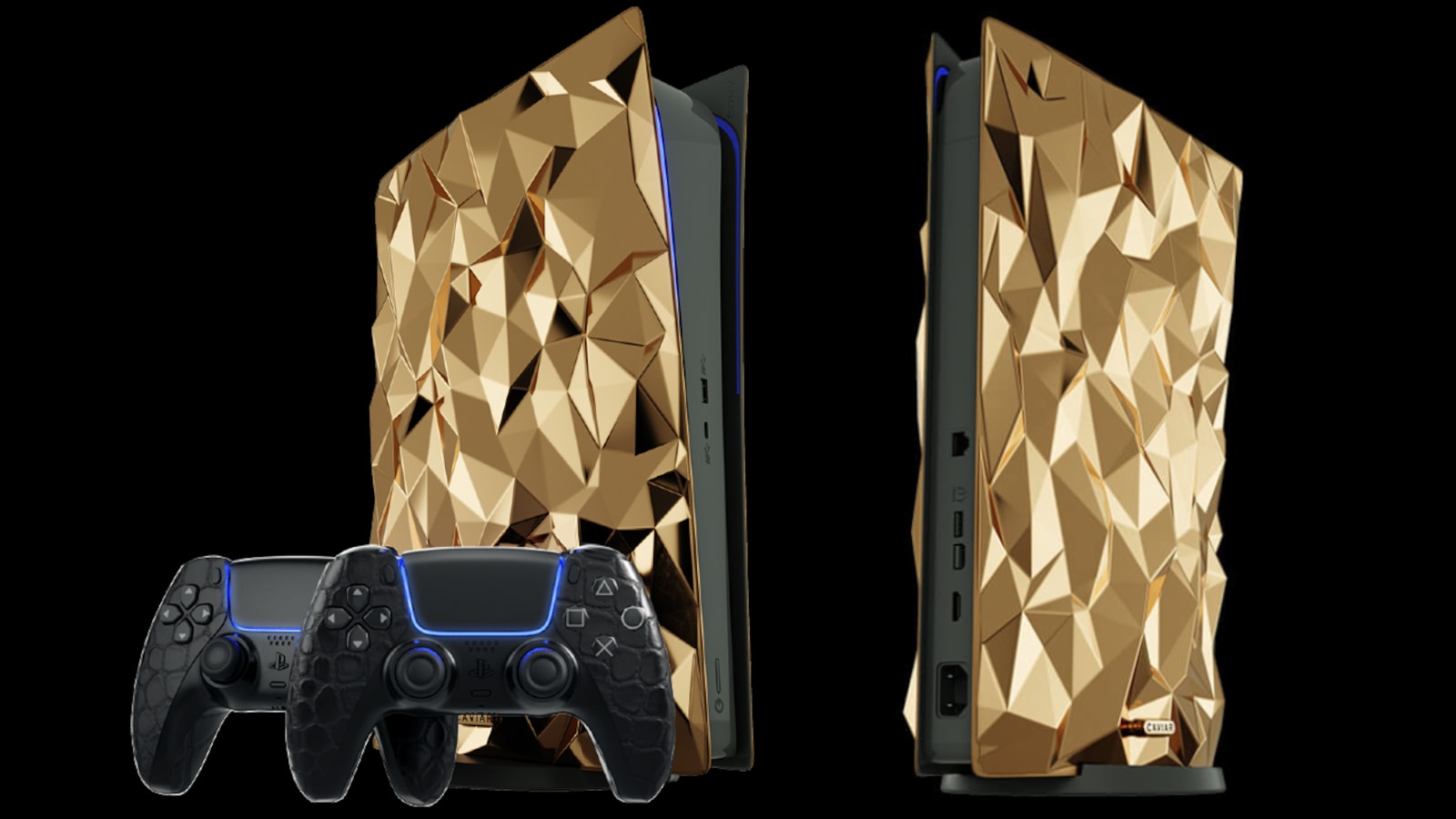 Caviar's custom PlayStation 5 Golden Rock Edition to cost half a