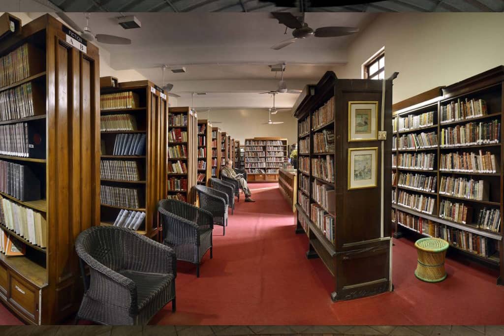 The Library in Delhi Gymkhana Club (Source: Delhi Gymkhana Club Website)