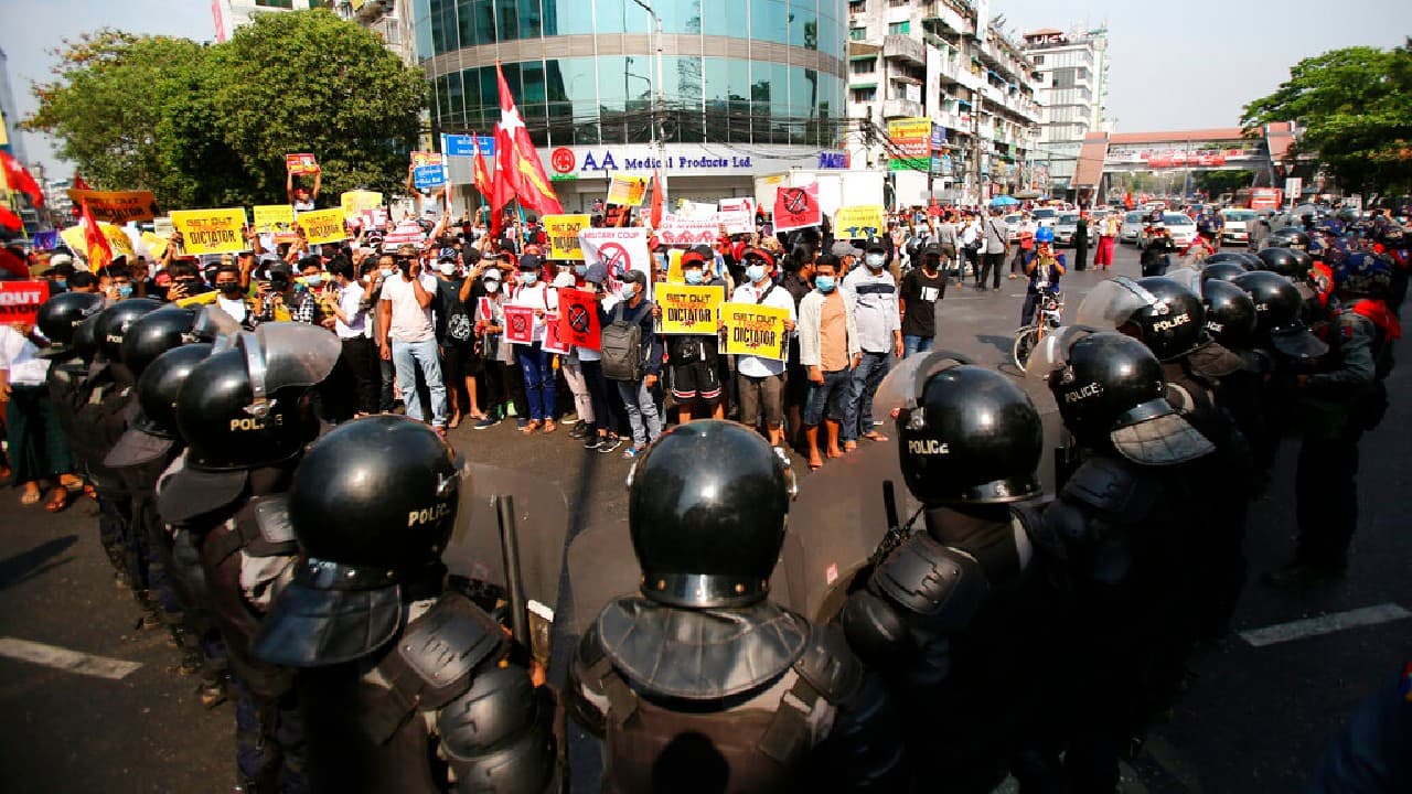 In clinging to power, the army used lethal force to quash a massive 1988 uprising and a 2007 revolt led by Buddhist monks. Even as it eased the reins — allowing civilian rule after Suu Kyi's party won elections in 2015 — the military retained power through a constitution it drafted. (Image: AP) In clinging to power, the army used lethal force to quash a massive 1988 uprising and a 2007 revolt led by Buddhist monks. Even as it eased the reins — allowing civilian rule after Suu Kyi's party won elections in 2015 — the military retained power through a constitution it drafted. (Image: AP)