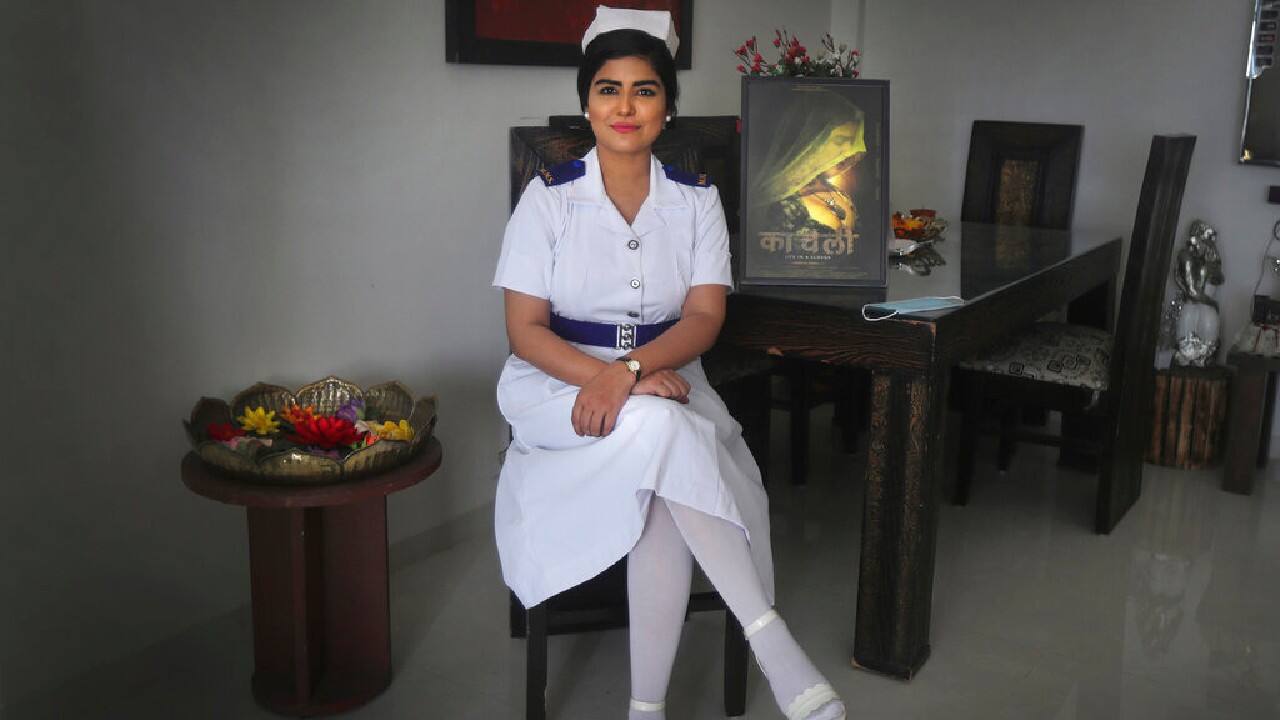 THE ACTRESS | Shikha Malhotra is a Bollywood actress whose Instagram feed highlights her film and TV projects. During the pandemic, they have also featured her as a nurse. It is a real-life role that Malhotra, who has a nursing degree, has taken on while volunteering at a crowded Mumbai hospital. After working in a COVID-19 ward for months, she became infected, spent a month alone in the hospital recovering, then suffered a stroke that paralyzed the right side of her body. (Image: AP)