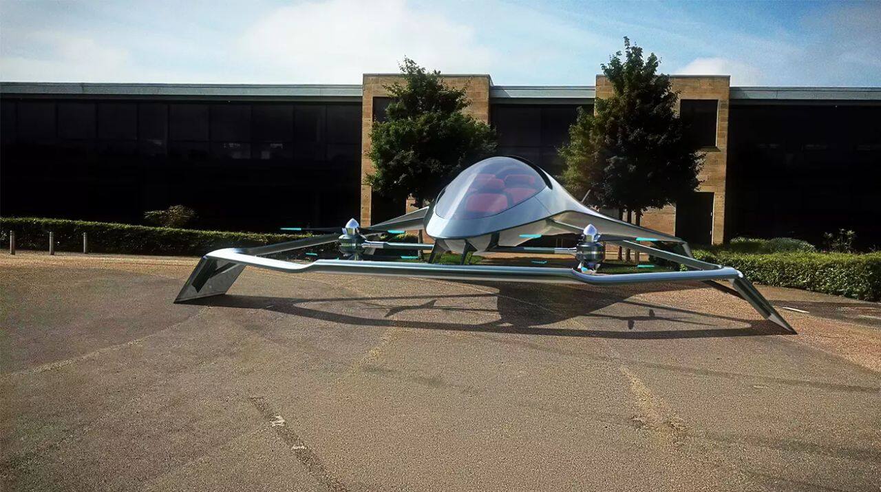 Aston Martin Volante Vision | Its no surprise that there are car manufacturers on this list. Seeing as how roadways will eventually disappear into virtual highways in the air, cars will have to become airplanes. Aston Martin’s concept is more of a design study called the Volante Vision. With Rolls Royce providing the powertrain, Aston Martin’s concept will feature vertical take off and landing as well and could be autonomous. (Image source: Aston Martin)