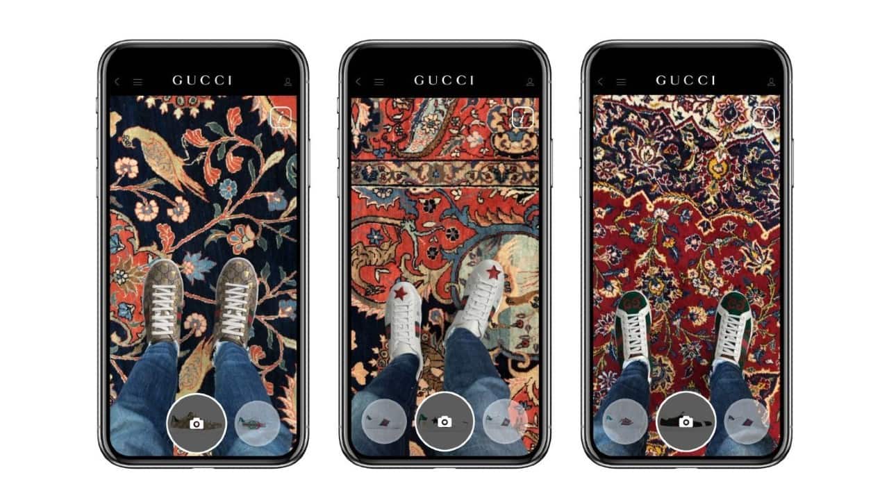 GUCCI shoe try on (1)