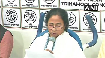 TMC supremo Mamata Banerjee releasing the poll manifesto (Photo: ANI)