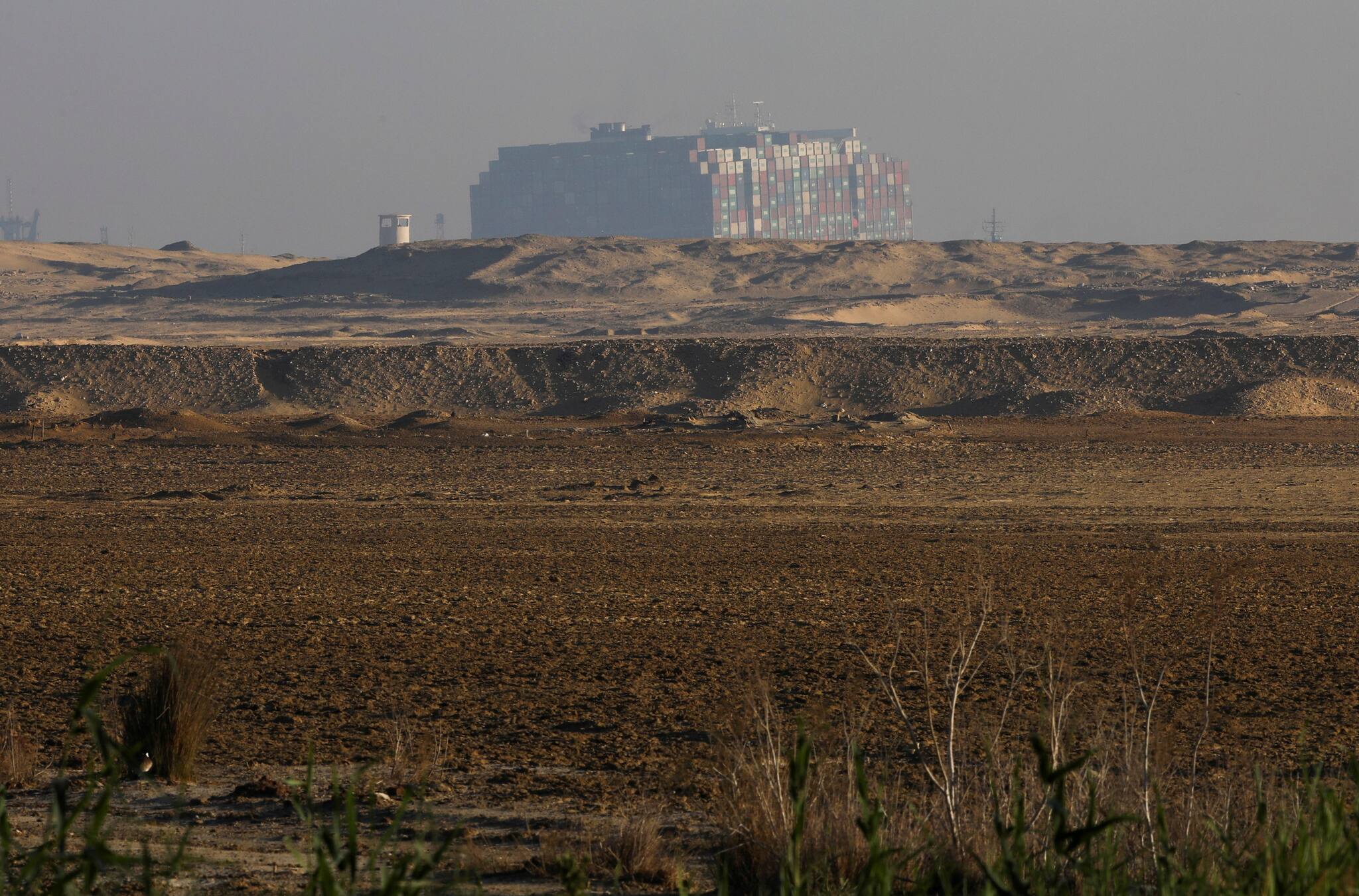 In pics Stranded container ship Ever Given refloated