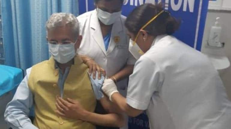 External Affairs Minister S Jaishankar said he got his first dose of COVAXIN on March 1. He tweeted that he “felt secure, will travel safely.” (Image: Twitter/@DrSJaishankar)