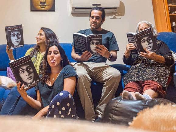 Saloni Chopra with family