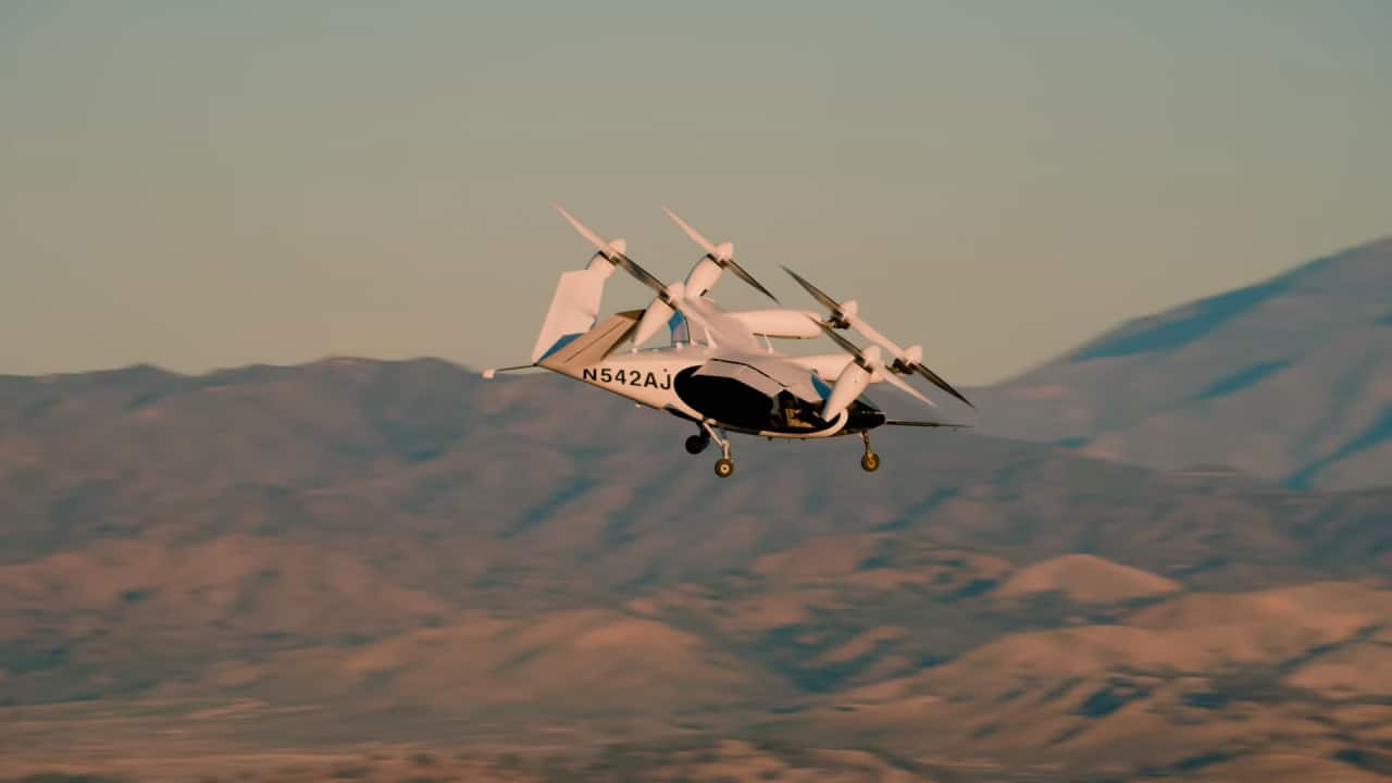 Joby Aviation | Just in December, Joby Aviation acquired Uber Elevate, Uber’s electric air taxi division. With investments from the likes of Toyota and Intel, Joby’s more realistic flying vehicle is capable of some very realistic features. It gets a range of 150 miles at 200 mph and is capable of ferrying up to five people at a time. (Image source: Joby Aviation)