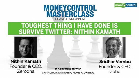 Moneycontrol Masterclass | The toughest thing I have done in my life is surviving Twitter: Zerodha founder Nithin Kamath