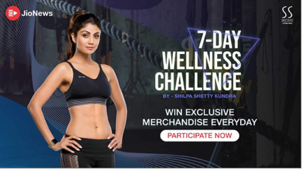 JioNews and Bollywood actress Shilpa Shetty Kundra team up for a 7-day  fitness challenge; here's how you can participate
