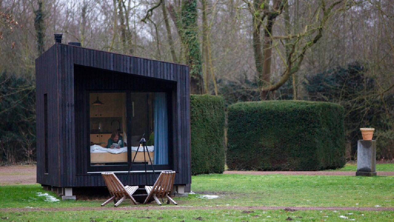 The Slow Cabin, a concept of Antwerp entrepreneur Xavier Leclair, offers all this and even less: Little chance of catching the coronavirus in the fully sustainable tiny eco homes. (Image: AP)