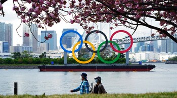 The United States is projected to win 96 medals topping the Tokyo Olympics table, followed by Russian Olympic Committee (68), China (66), Japan (61) and Great Britain (52). (Image: AP)