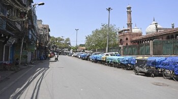 An empty street in Delhi during the recent weekend lockdown (File image: AFP)