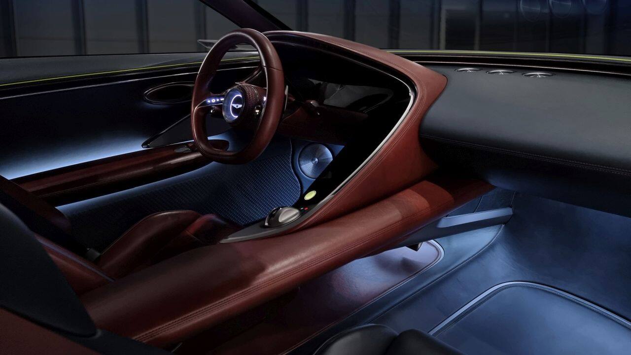 The Genesis is also a very driver-oriented car. The dash board and the centre console surround the driver in a very cockpit-esque way and bucket seats and four-point seatbelts make up for what we would consider sporty. (Image source: Genesis)