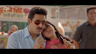 Abhishek Bachchan and Nikita Dutta in 'The Big Bull'.