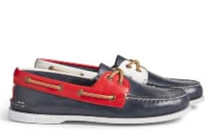 Boat shoes by Sperry.