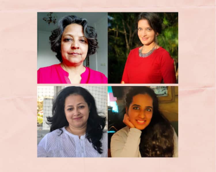 (clockwise from top left) Tripura Kashyap, Reetu Jain, Sukriti Dua and Preethi Rajagopalan of the Creative Movement Therapy Association of India.
